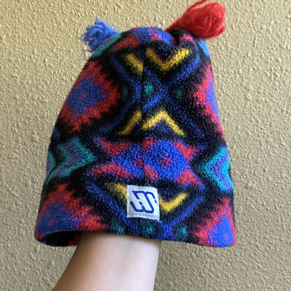 Retro Murray Merkley Fleece Vintage  Tassel Beanie Unisex
